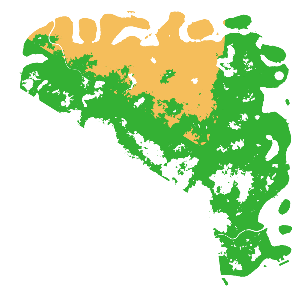 Biome Rust Map: Procedural Map, Size: 6000, Seed: 1965