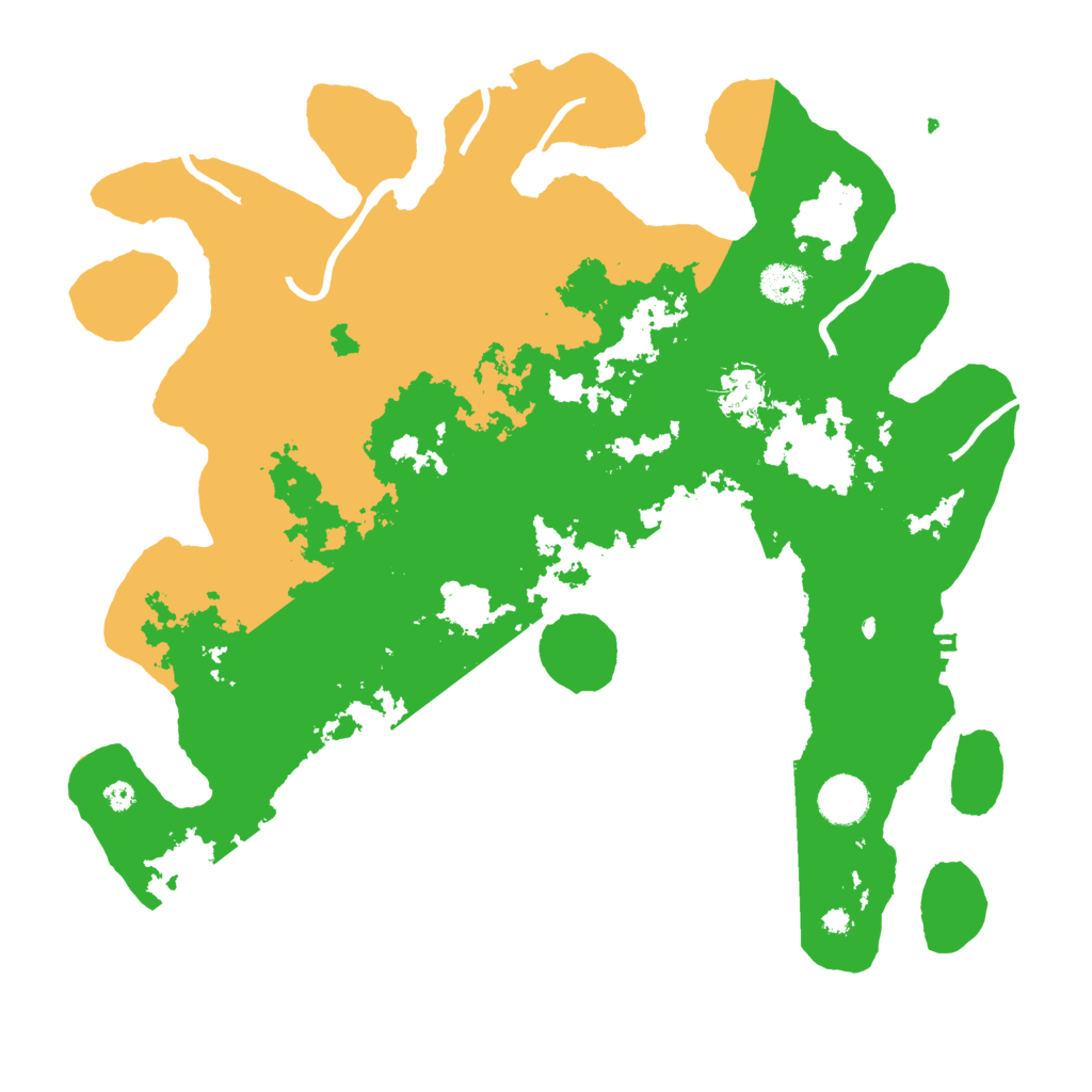 Biome Rust Map: Procedural Map, Size: 3800, Seed: 931396