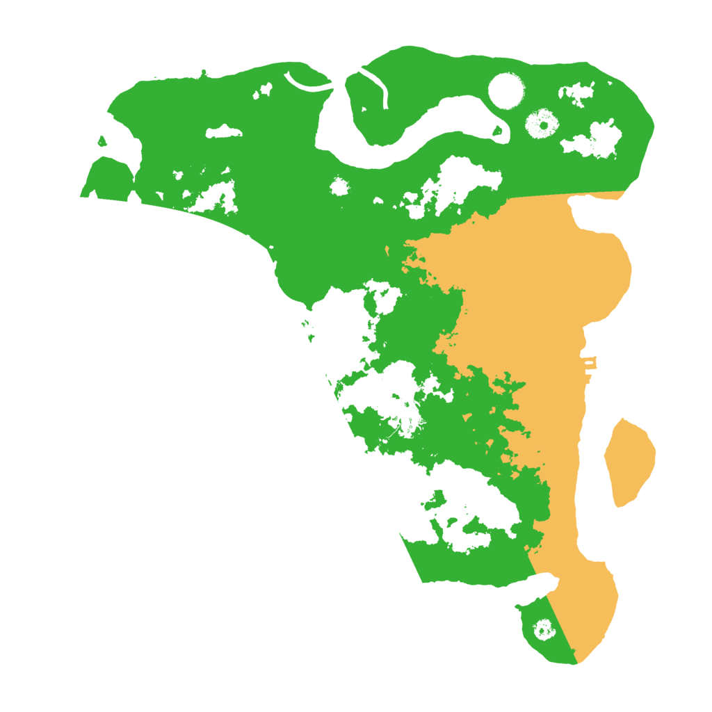 Biome Rust Map: Procedural Map, Size: 3500, Seed: 1831484016
