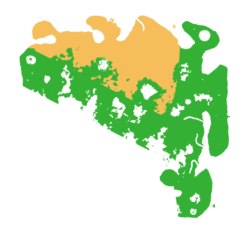 Biome Rust Map: Procedural Map, Size: 3900, Seed: 3