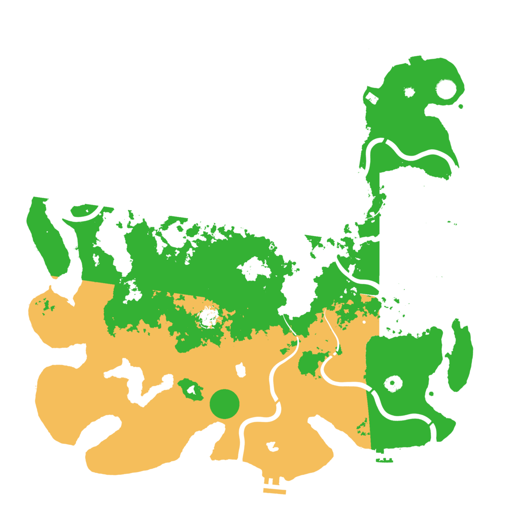 Biome Rust Map: Procedural Map, Size: 4500, Seed: 8475128