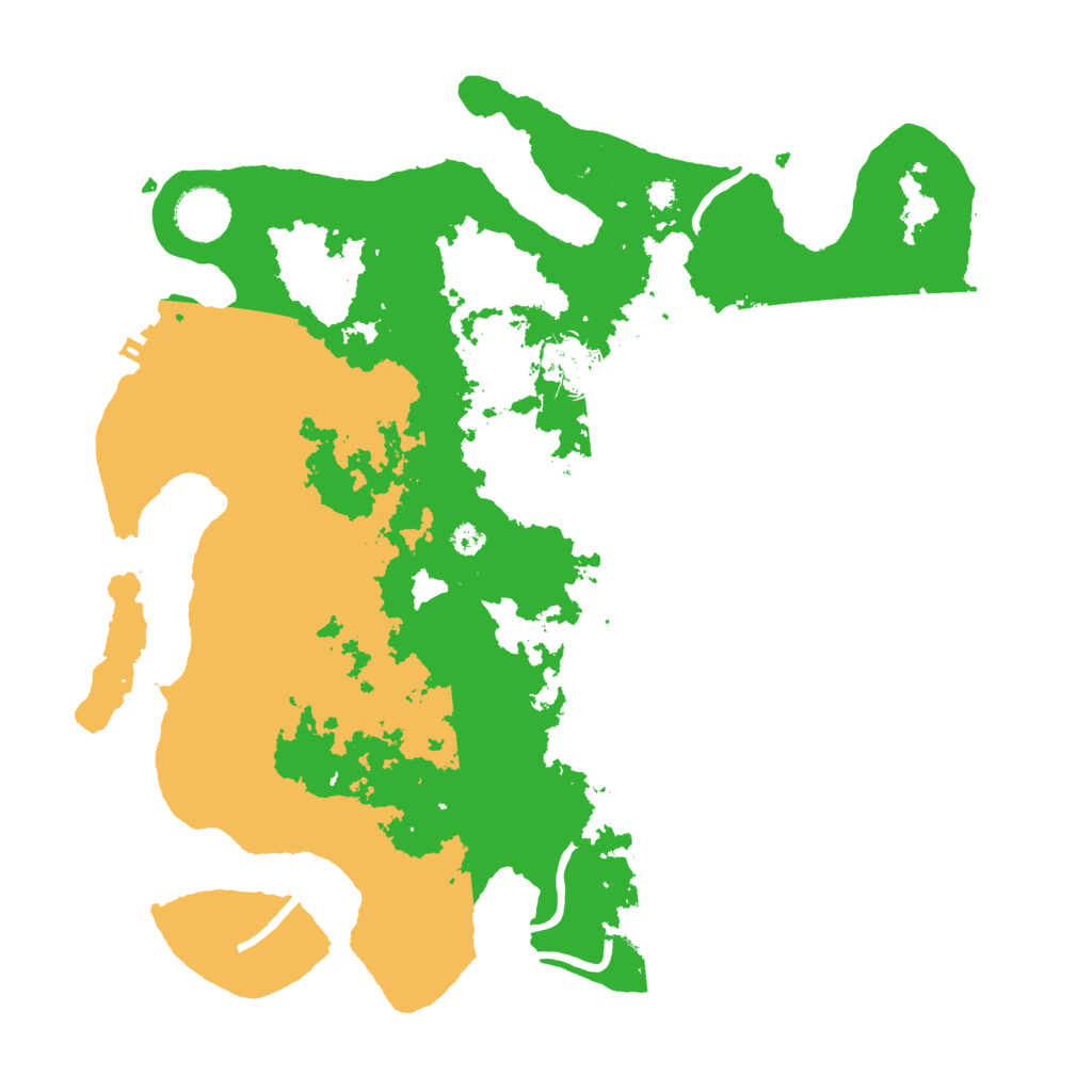 Biome Rust Map: Procedural Map, Size: 3500, Seed: 9123745