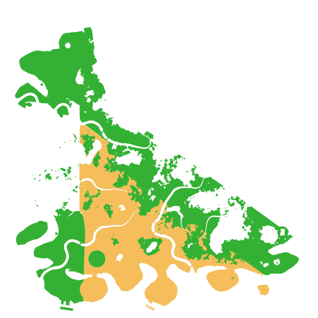 Biome Rust Map: Procedural Map, Size: 5000, Seed: 5656565
