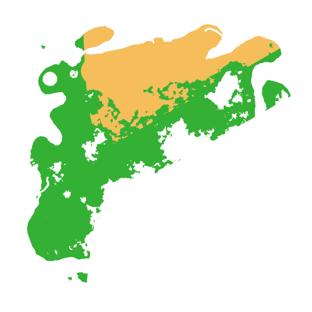 Biome Rust Map: Procedural Map, Size: 3900, Seed: 227592