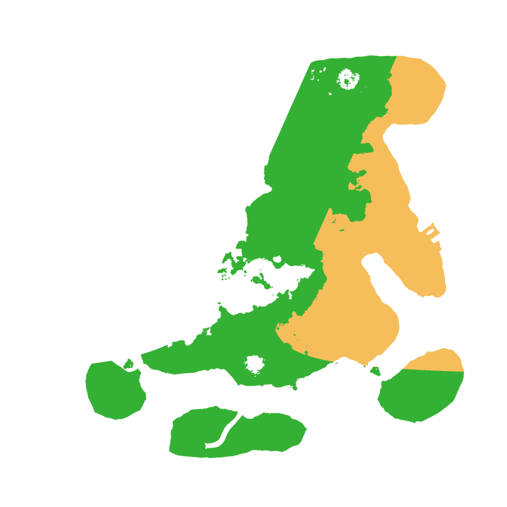 Biome Rust Map: Procedural Map, Size: 2500, Seed: 1104814330
