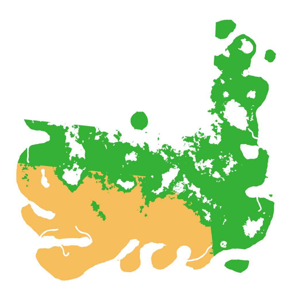 Biome Rust Map: Procedural Map, Size: 4500, Seed: 237392127