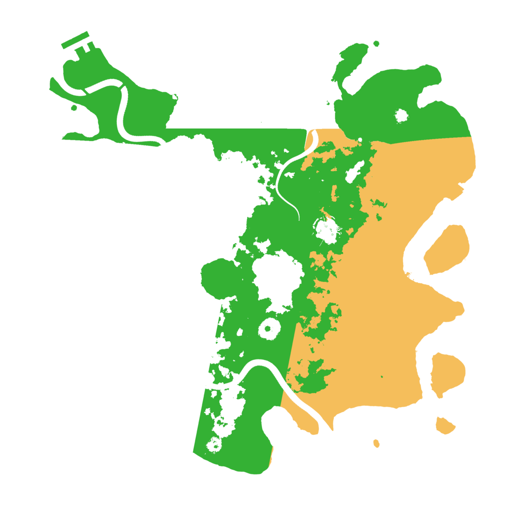 Biome Rust Map: Procedural Map, Size: 3550, Seed: 329591
