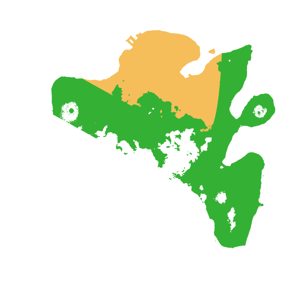 Biome Rust Map: Procedural Map, Size: 2500, Seed: 1569