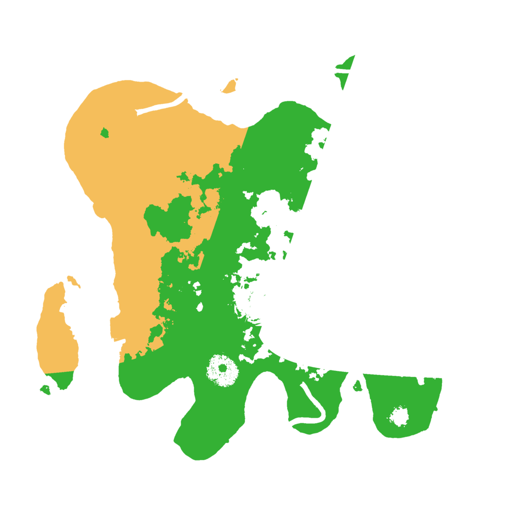 Biome Rust Map: Procedural Map, Size: 2500, Seed: 453763932