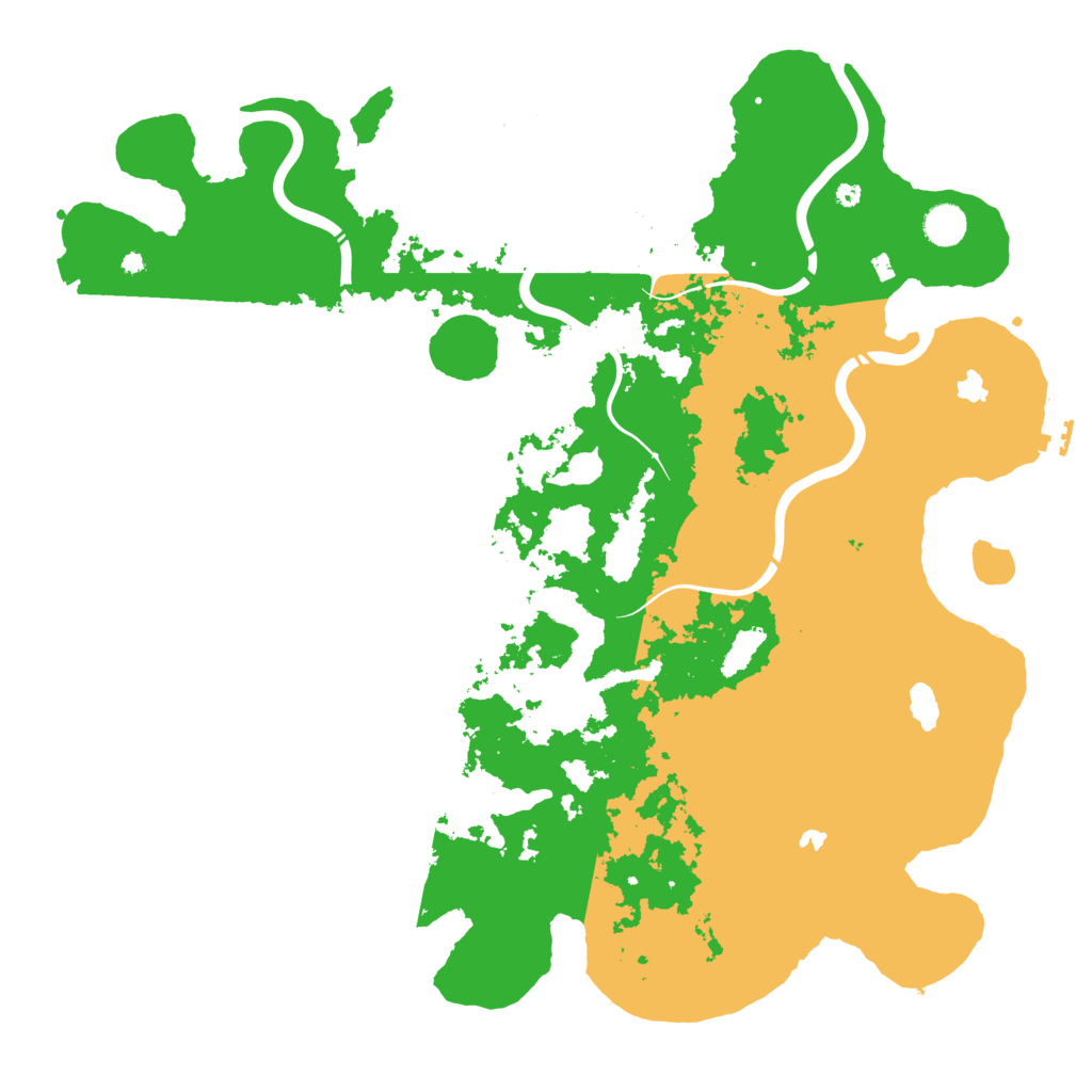 Biome Rust Map: Procedural Map, Size: 4500, Seed: 115828549