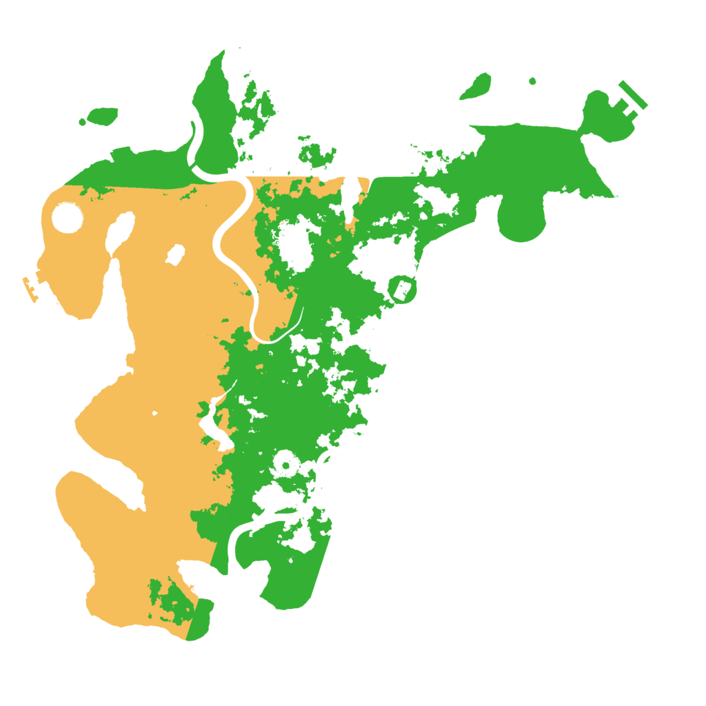 Biome Rust Map: Procedural Map, Size: 4000, Seed: 551588900