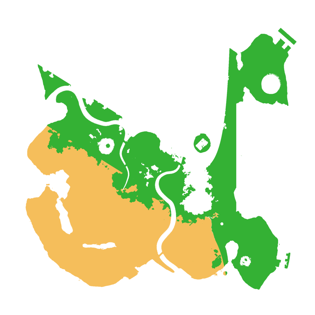 Biome Rust Map: Procedural Map, Size: 3000, Seed: 2902