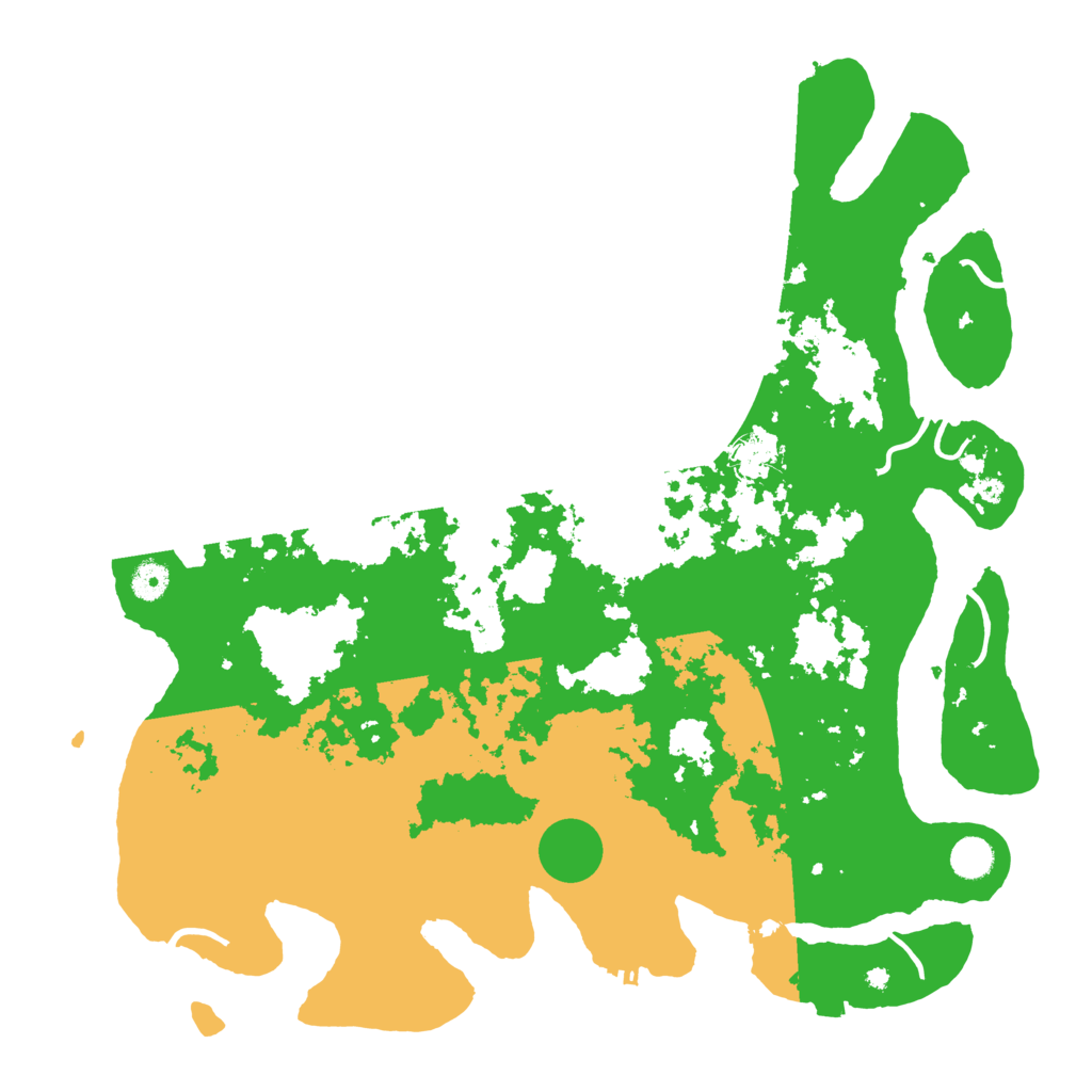 Biome Rust Map: Procedural Map, Size: 4500, Seed: 230257