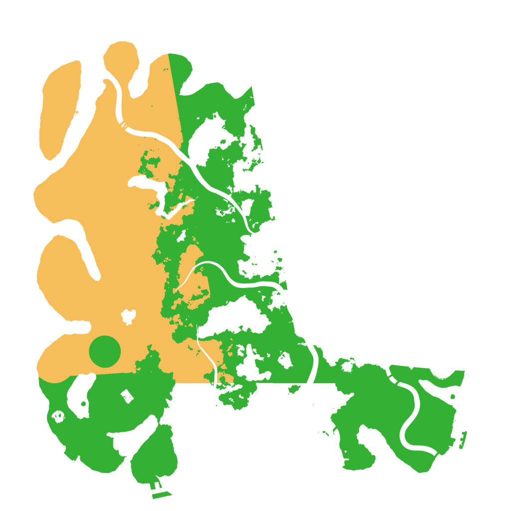 Biome Rust Map: Procedural Map, Size: 4250, Seed: 448125075