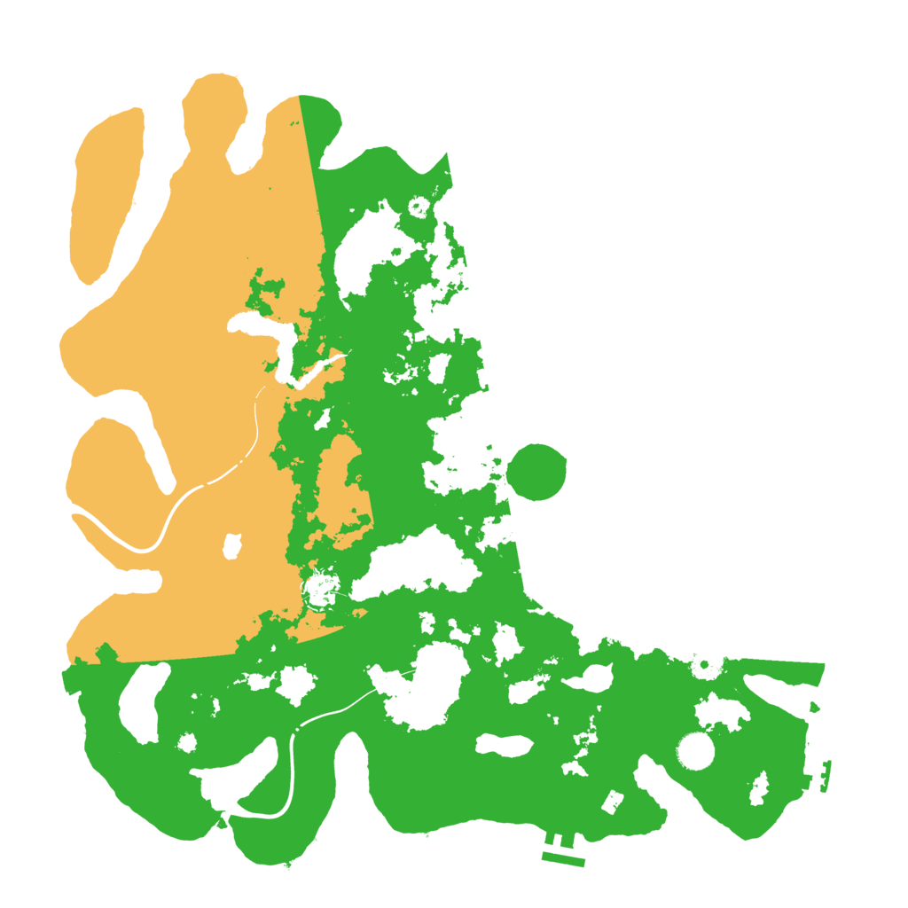Biome Rust Map: Procedural Map, Size: 4250, Seed: 448125075