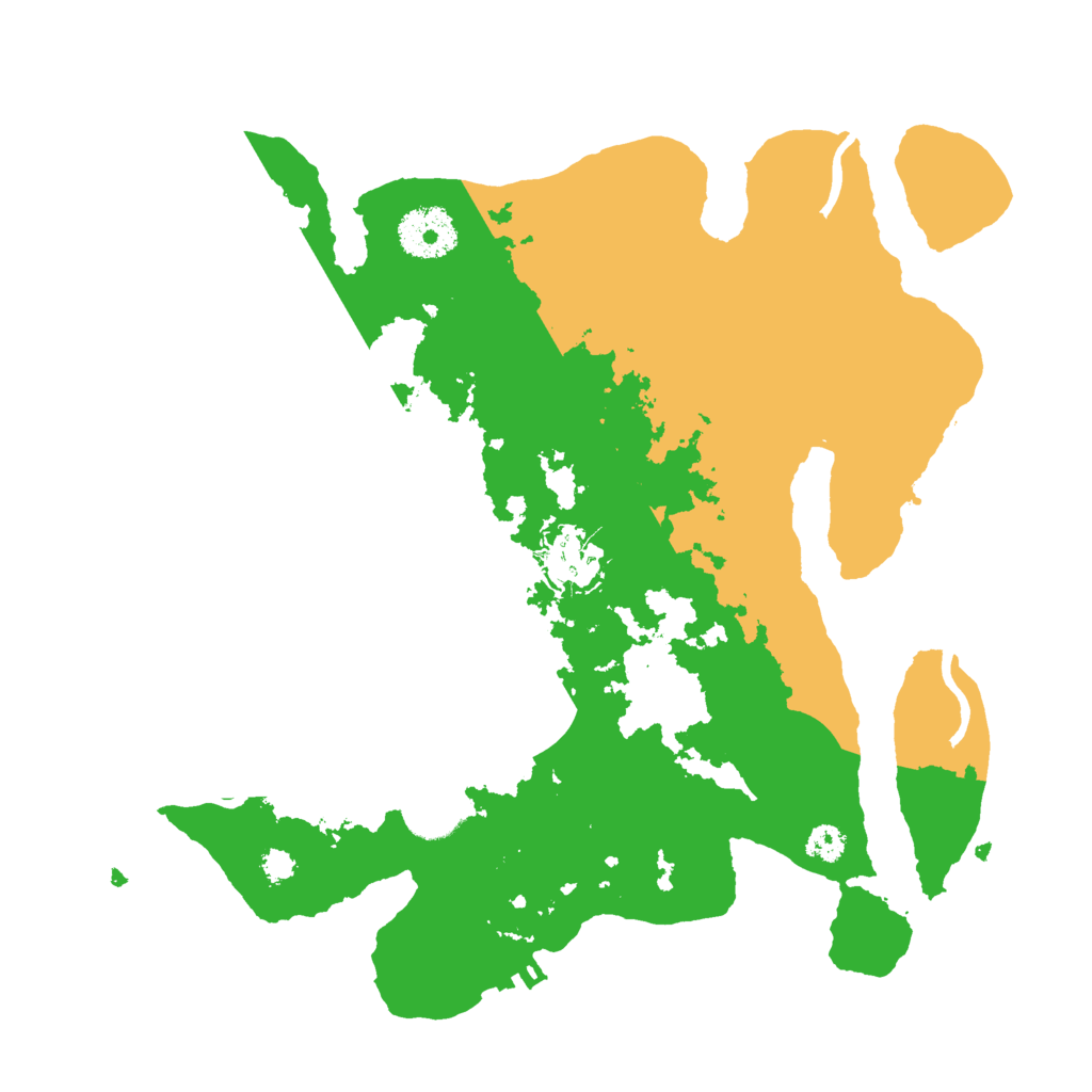Biome Rust Map: Procedural Map, Size: 3000, Seed: 16213