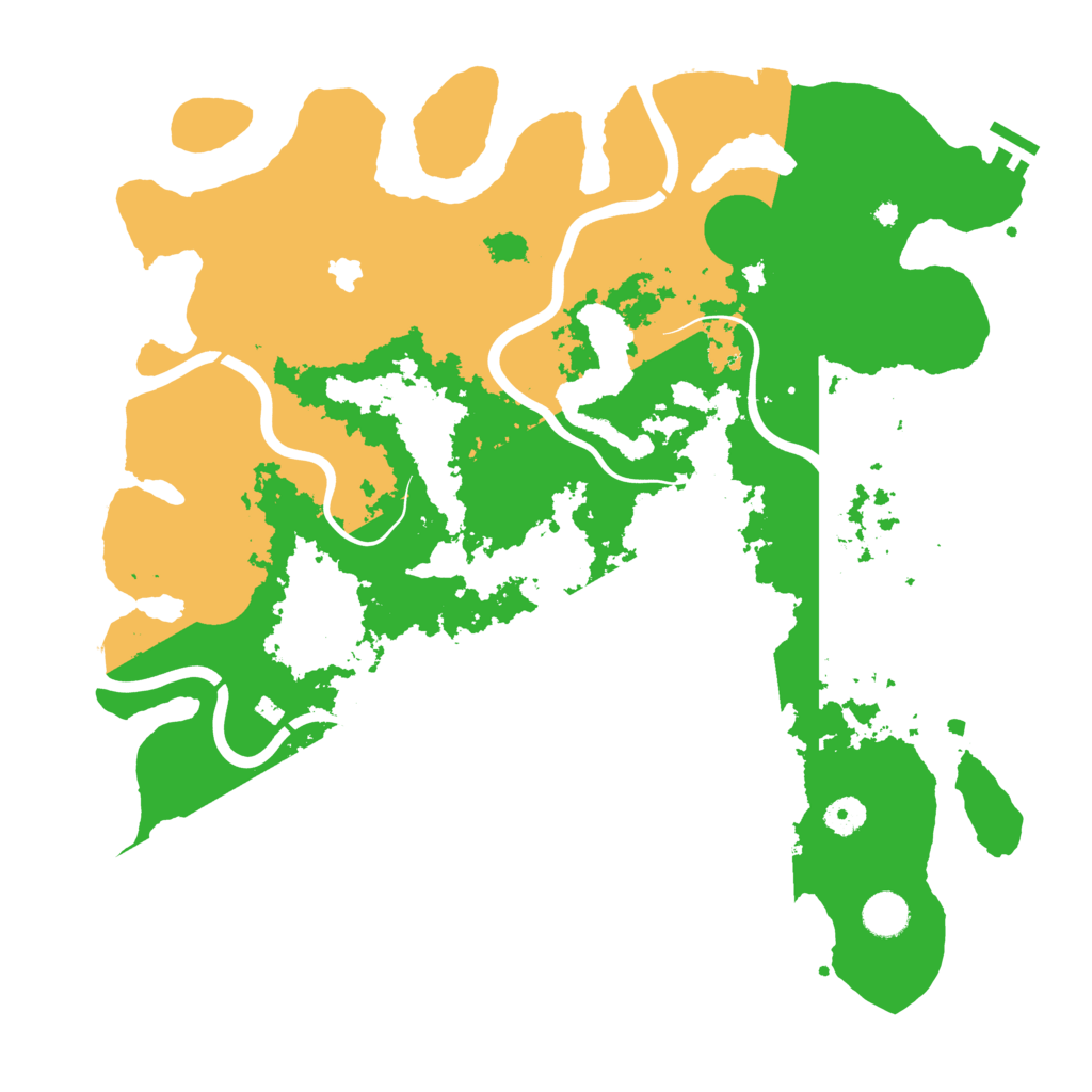Biome Rust Map: Procedural Map, Size: 4200, Seed: 203954970