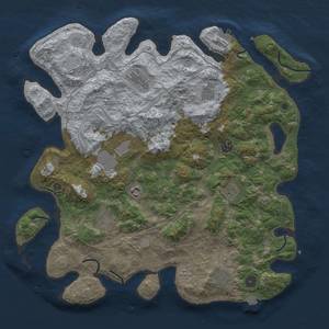 Thumbnail Rust Map: Procedural Map, Size: 4250, Seed: 876656169, 16 Monuments