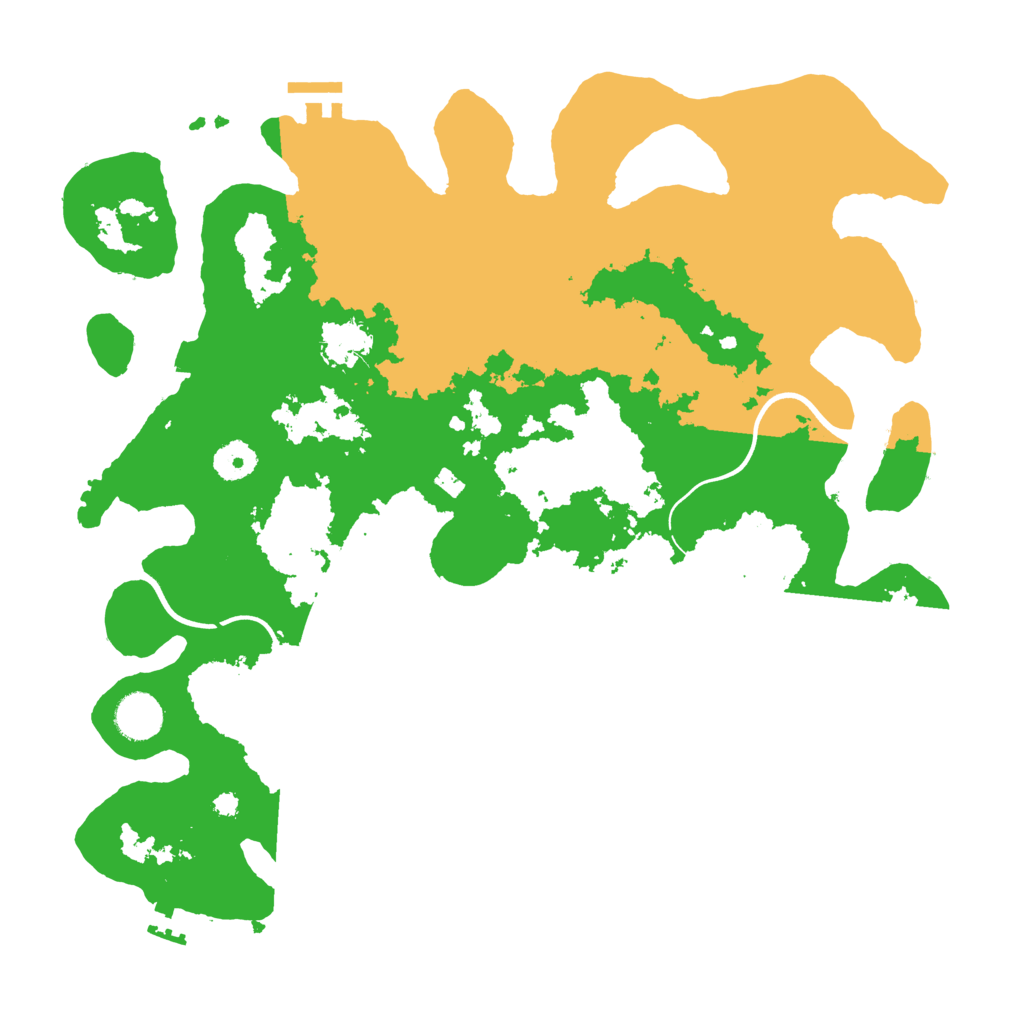 Biome Rust Map: Procedural Map, Size: 3800, Seed: 110846