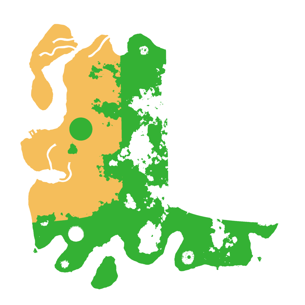 Biome Rust Map: Procedural Map, Size: 3500, Seed: 1308339401