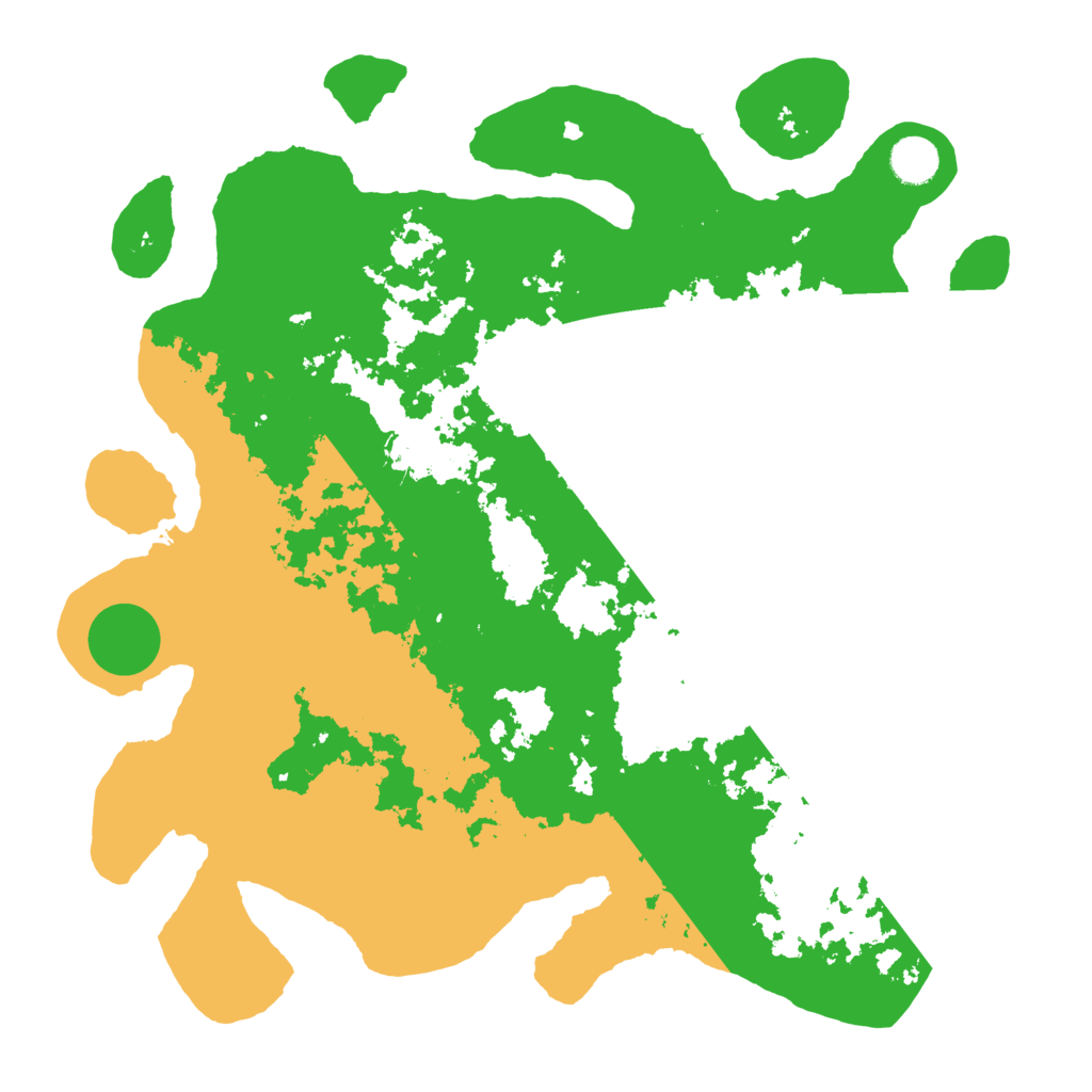 Biome Rust Map: Barren, Size: 4000, Seed: 1111