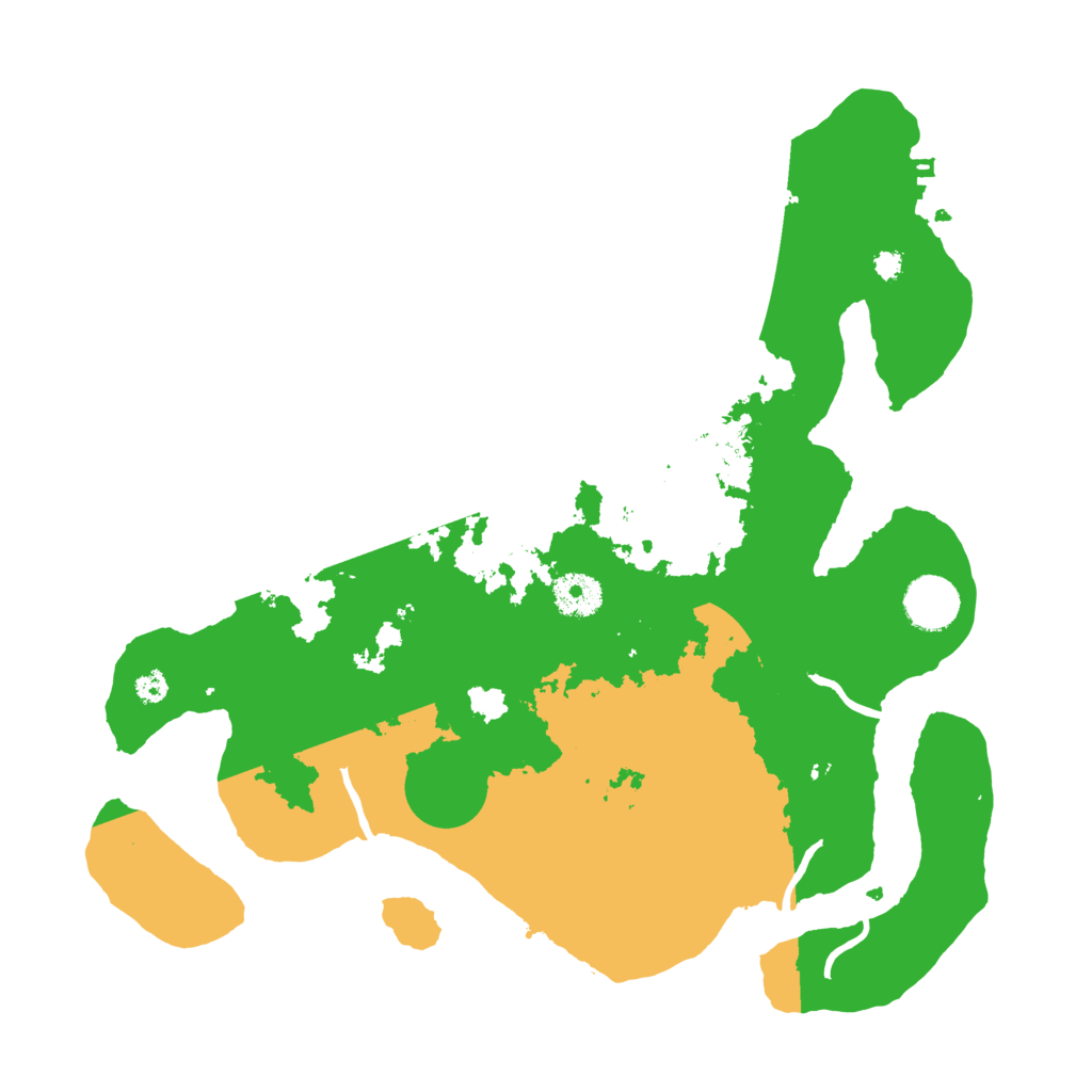 Biome Rust Map: Procedural Map, Size: 3500, Seed: 1033175279