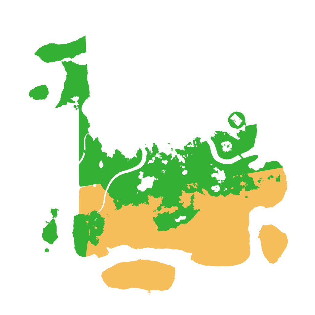 Biome Rust Map: Procedural Map, Size: 3000, Seed: 30232