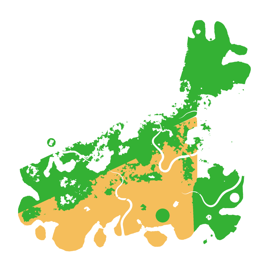Biome Rust Map: Procedural Map, Size: 5000, Seed: 37910641