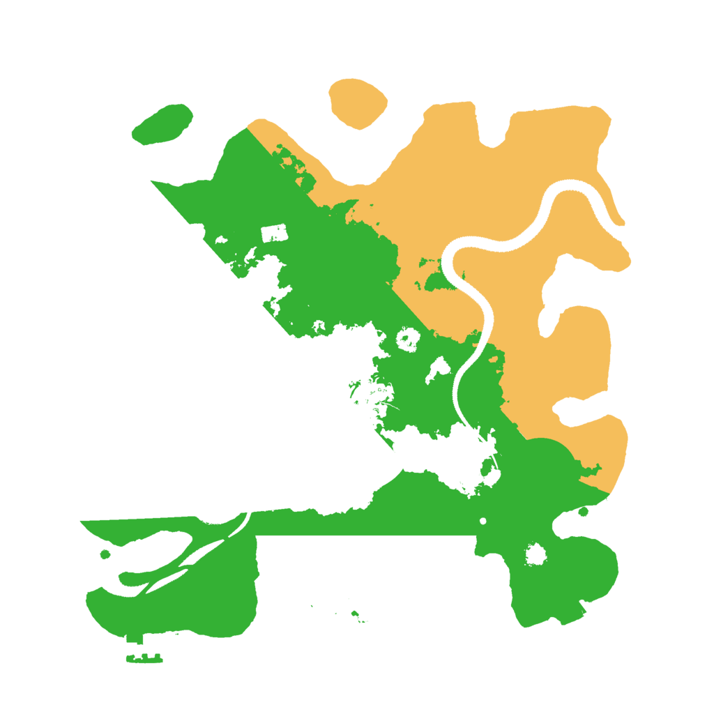 Biome Rust Map: Procedural Map, Size: 3000, Seed: 672216580