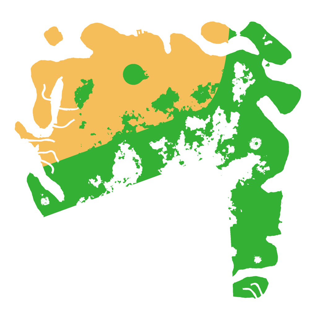 Biome Rust Map: Procedural Map, Size: 4000, Seed: 12345424