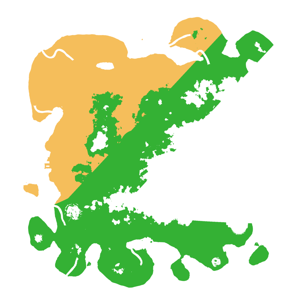 Biome Rust Map: Procedural Map, Size: 3500, Seed: 21269