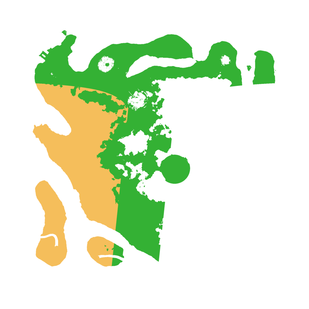 Biome Rust Map: Procedural Map, Size: 3000, Seed: 29228