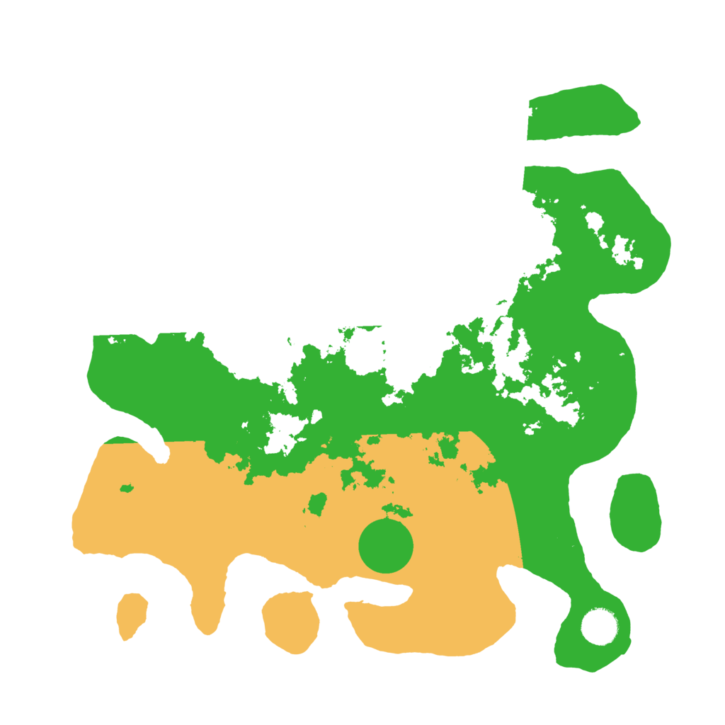 Biome Rust Map: Barren, Size: 3500, Seed: 12414123