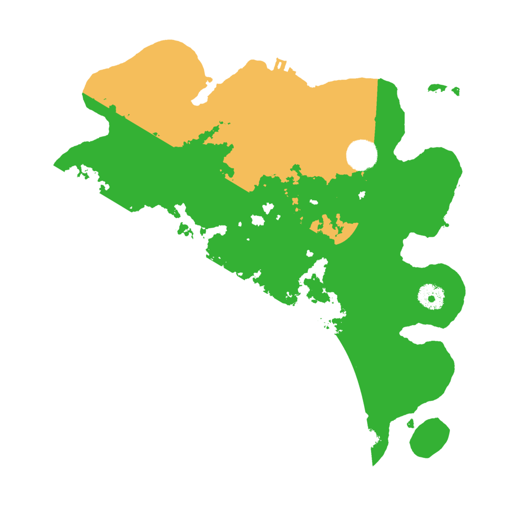 Biome Rust Map: Procedural Map, Size: 3000, Seed: 22381