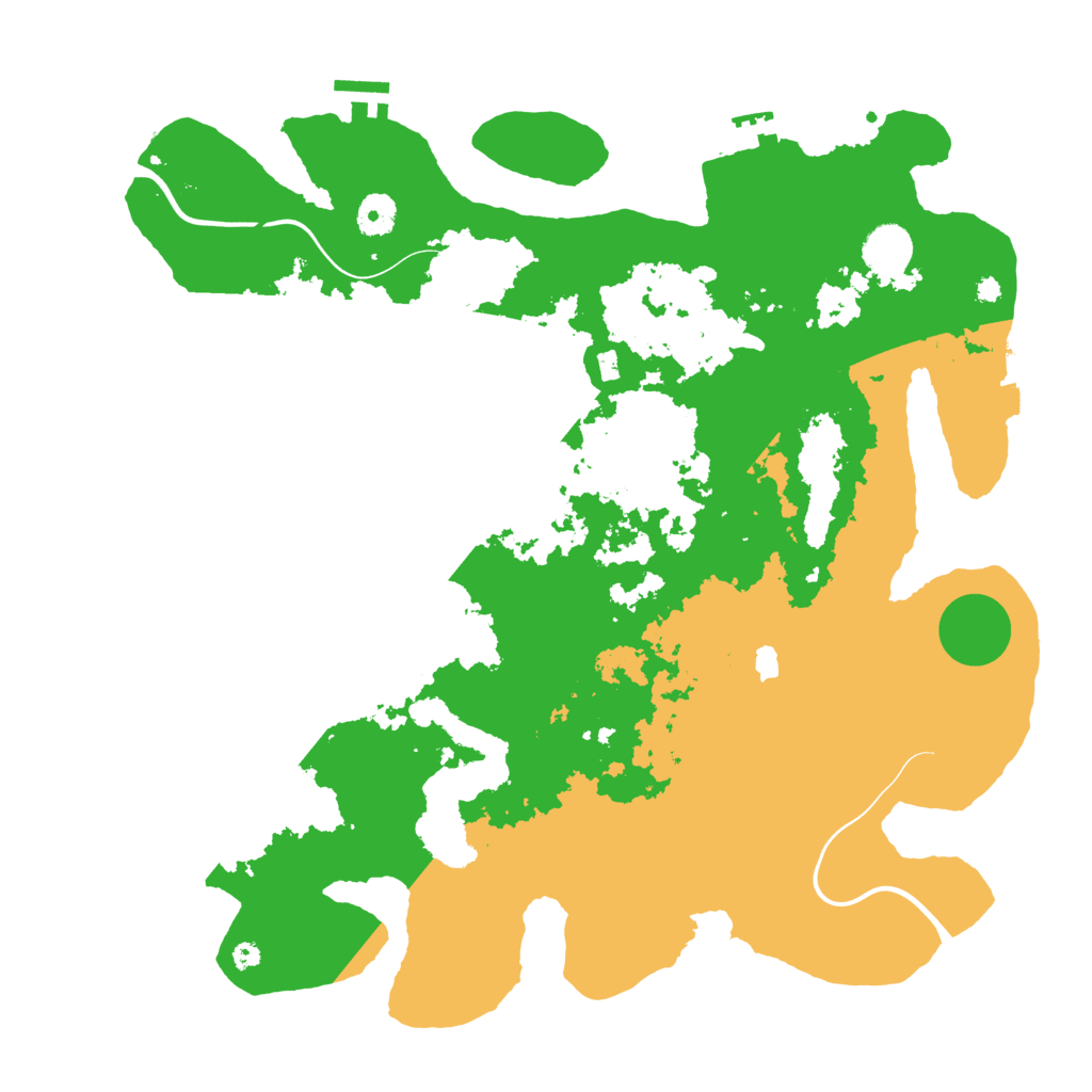 Biome Rust Map: Procedural Map, Size: 4000, Seed: 431555850
