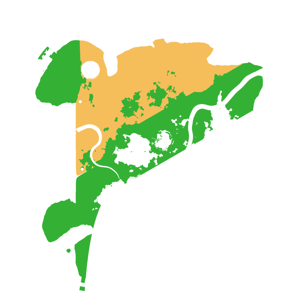 Biome Rust Map: Procedural Map, Size: 3000, Seed: 1520707979