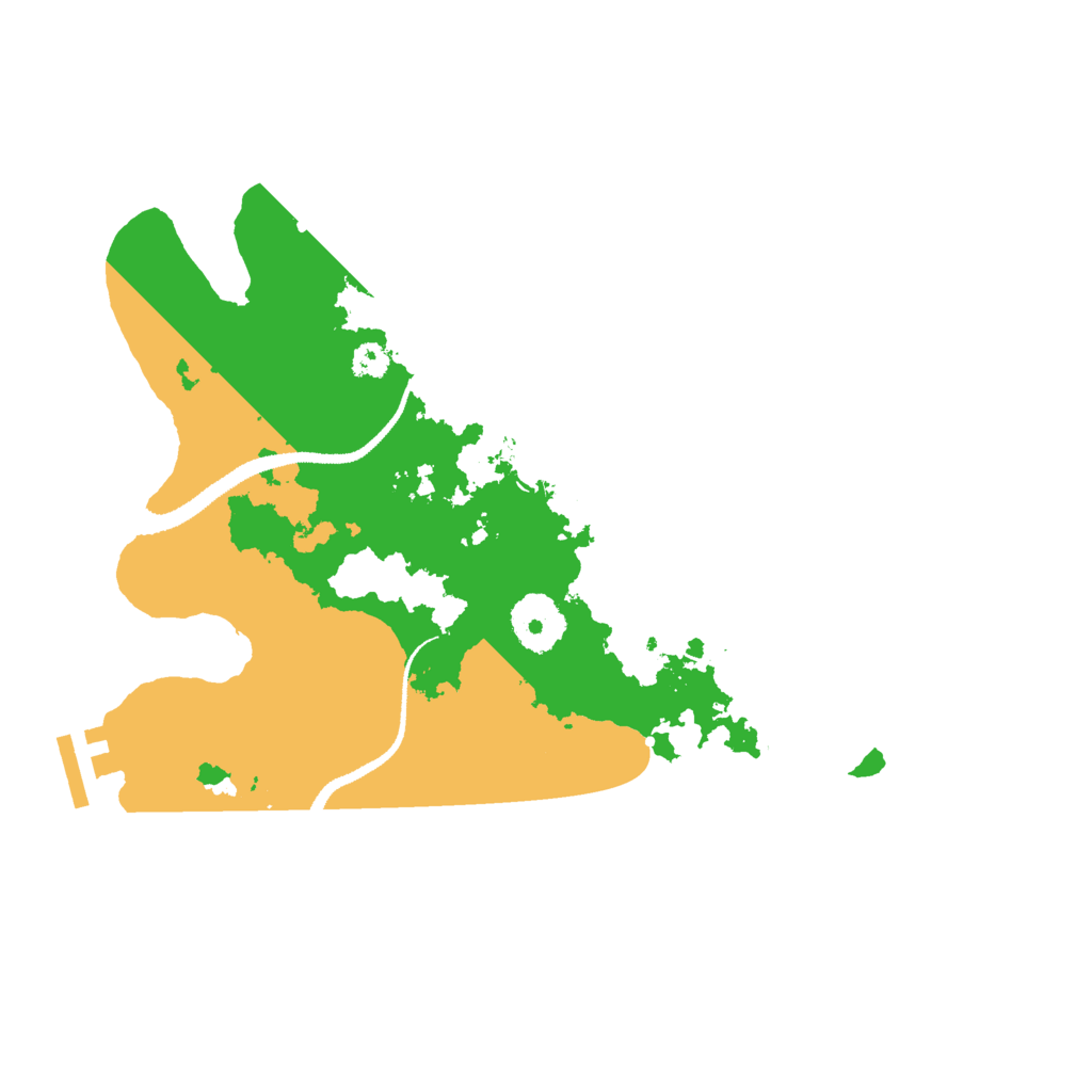 Biome Rust Map: Procedural Map, Size: 3000, Seed: 32704
