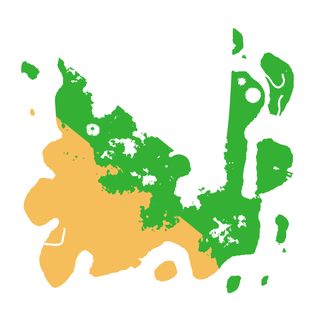 Biome Rust Map: Procedural Map, Size: 3700, Seed: 729976744