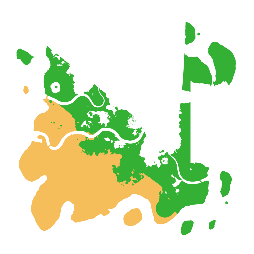 Biome Rust Map: Procedural Map, Size: 3700, Seed: 729976744