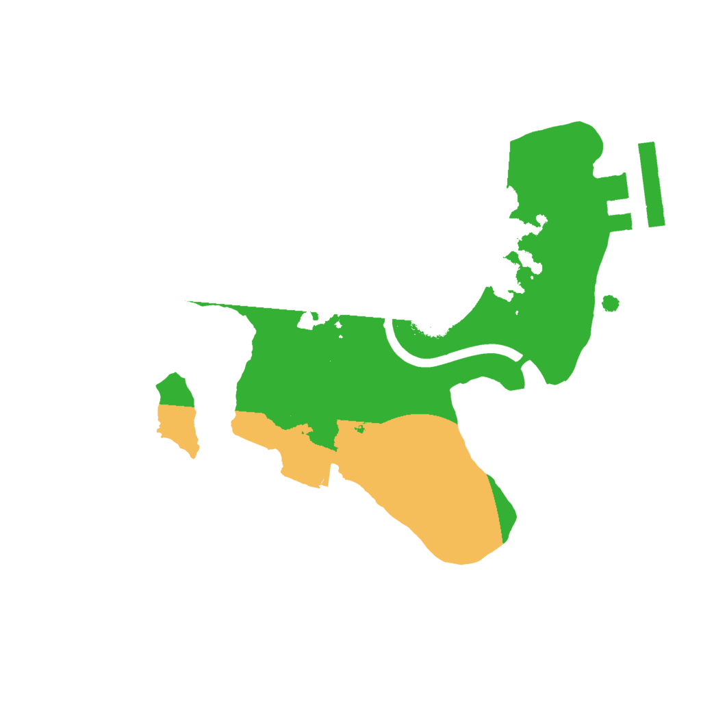 Biome Rust Map: Procedural Map, Size: 1675, Seed: 1234