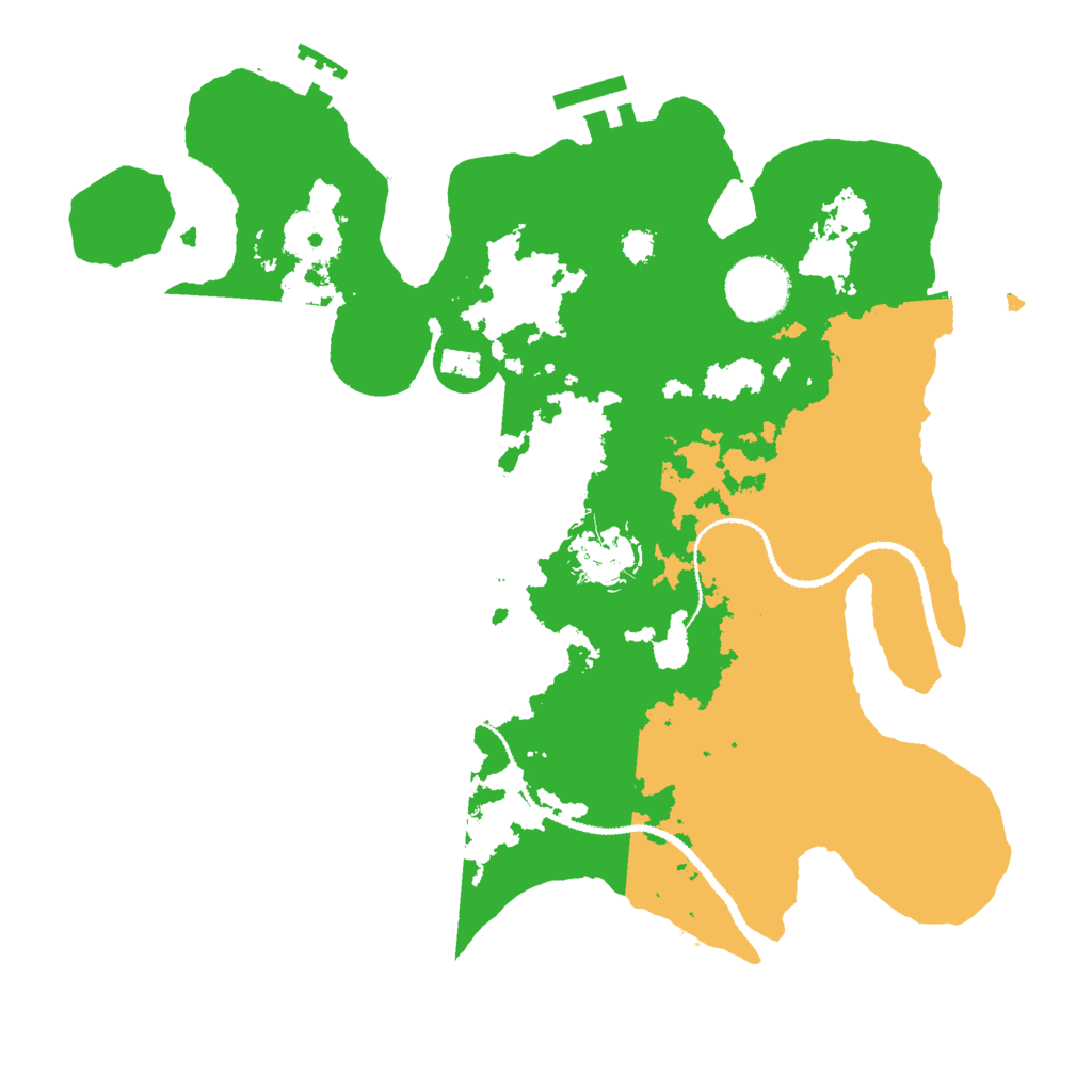 Biome Rust Map: Procedural Map, Size: 3000, Seed: 301639653