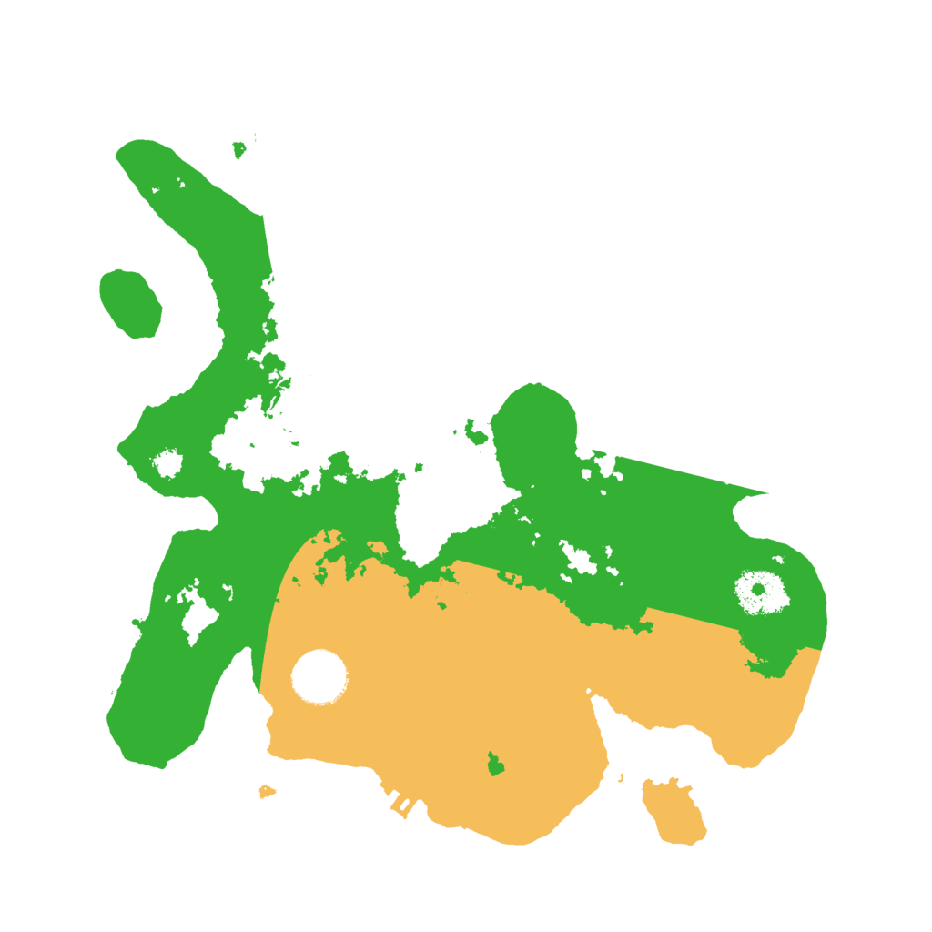 Biome Rust Map: Procedural Map, Size: 3000, Seed: 95158