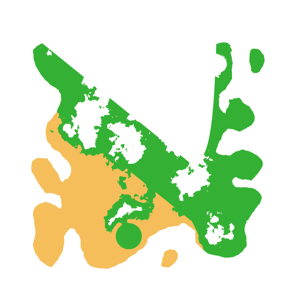 Biome Rust Map: Barren, Size: 3000, Seed: 1813823075