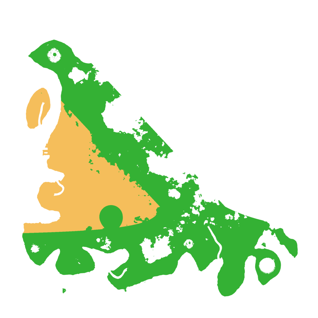 Biome Rust Map: Procedural Map, Size: 3600, Seed: 1857529208