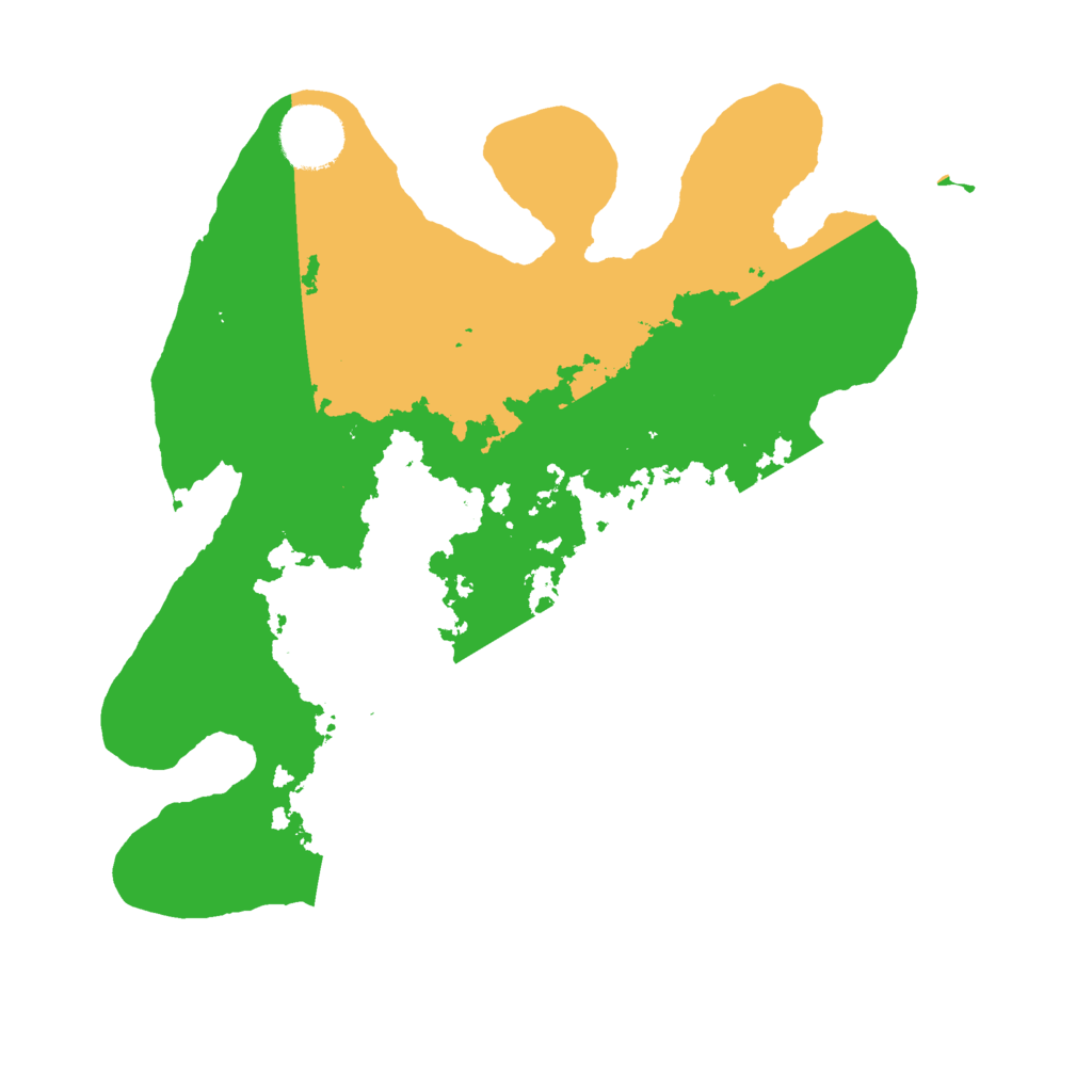 Biome Rust Map: Barren, Size: 3000, Seed: 16796