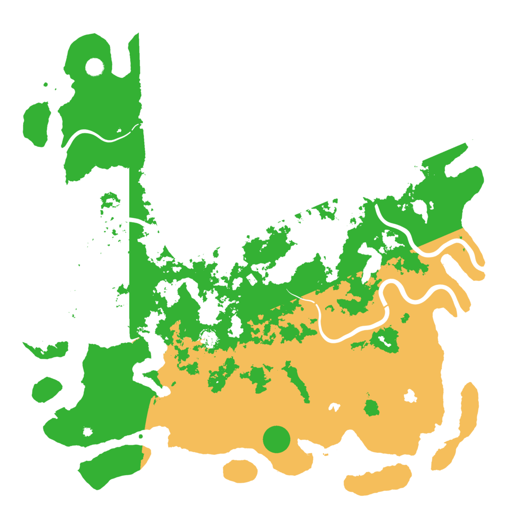 Biome Rust Map: Procedural Map, Size: 5000, Seed: 723400556