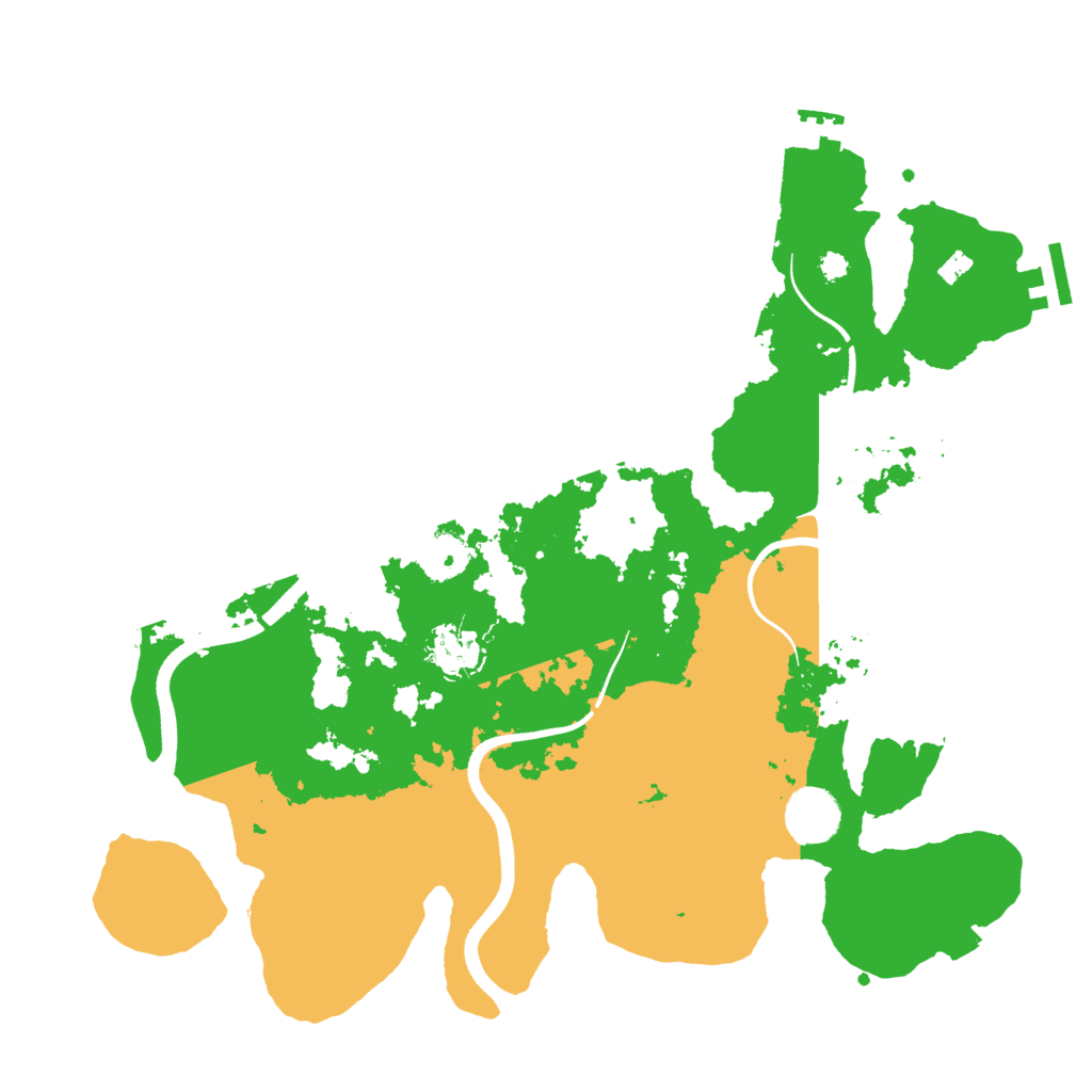 Biome Rust Map: Procedural Map, Size: 3550, Seed: 238888