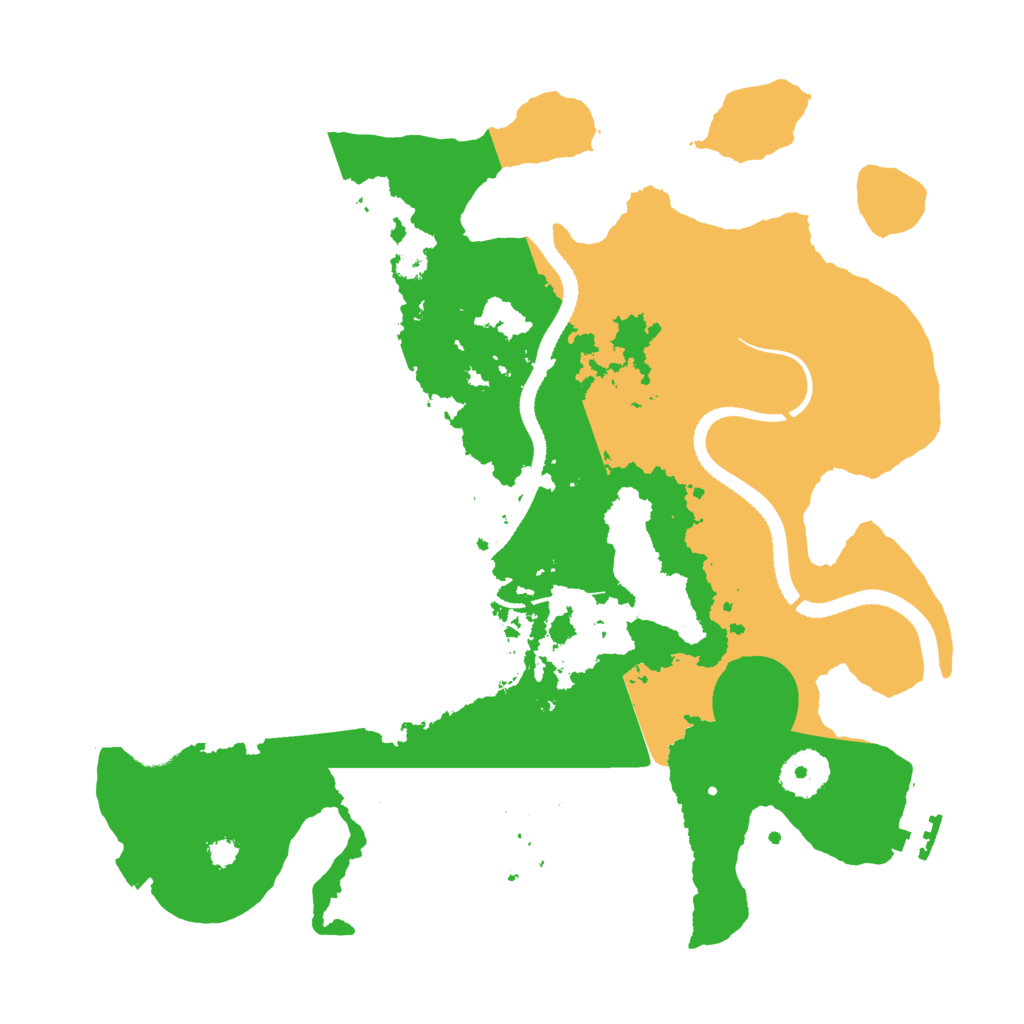 Biome Rust Map: Procedural Map, Size: 3250, Seed: 591240817