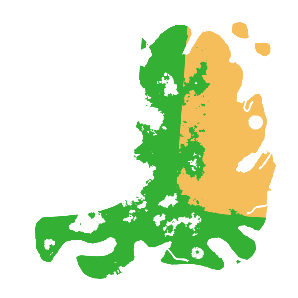 Biome Rust Map: Procedural Map, Size: 3700, Seed: 497124795
