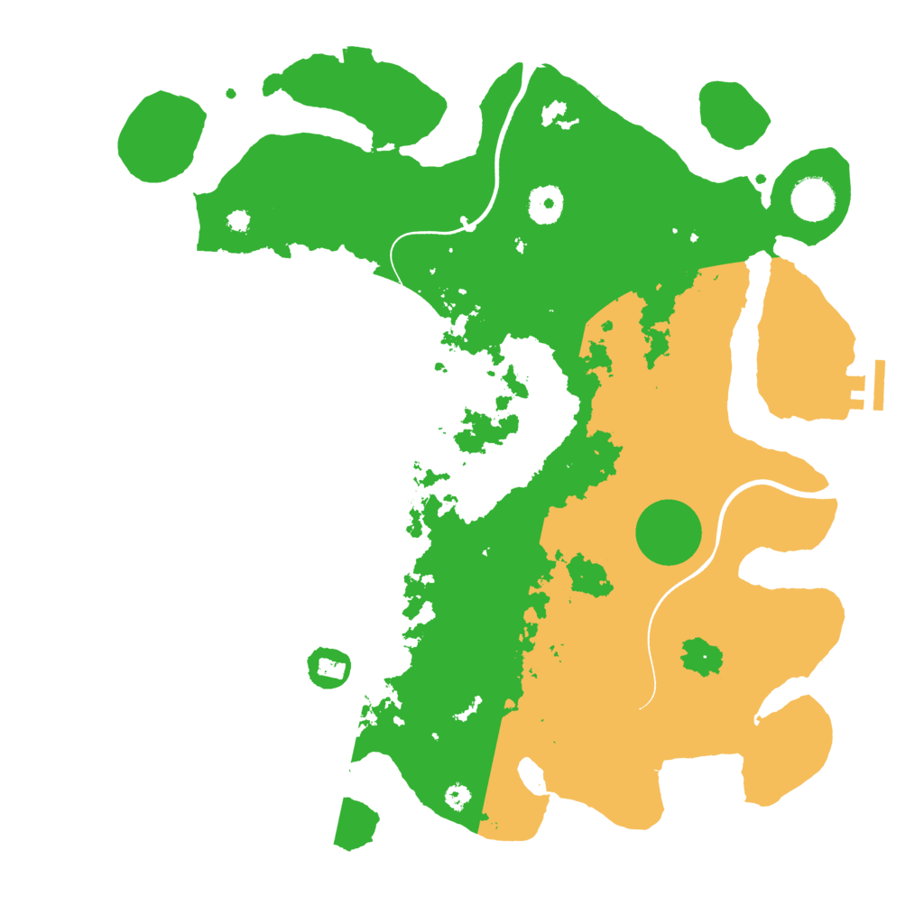 Biome Rust Map: Procedural Map, Size: 3700, Seed: 1537848872